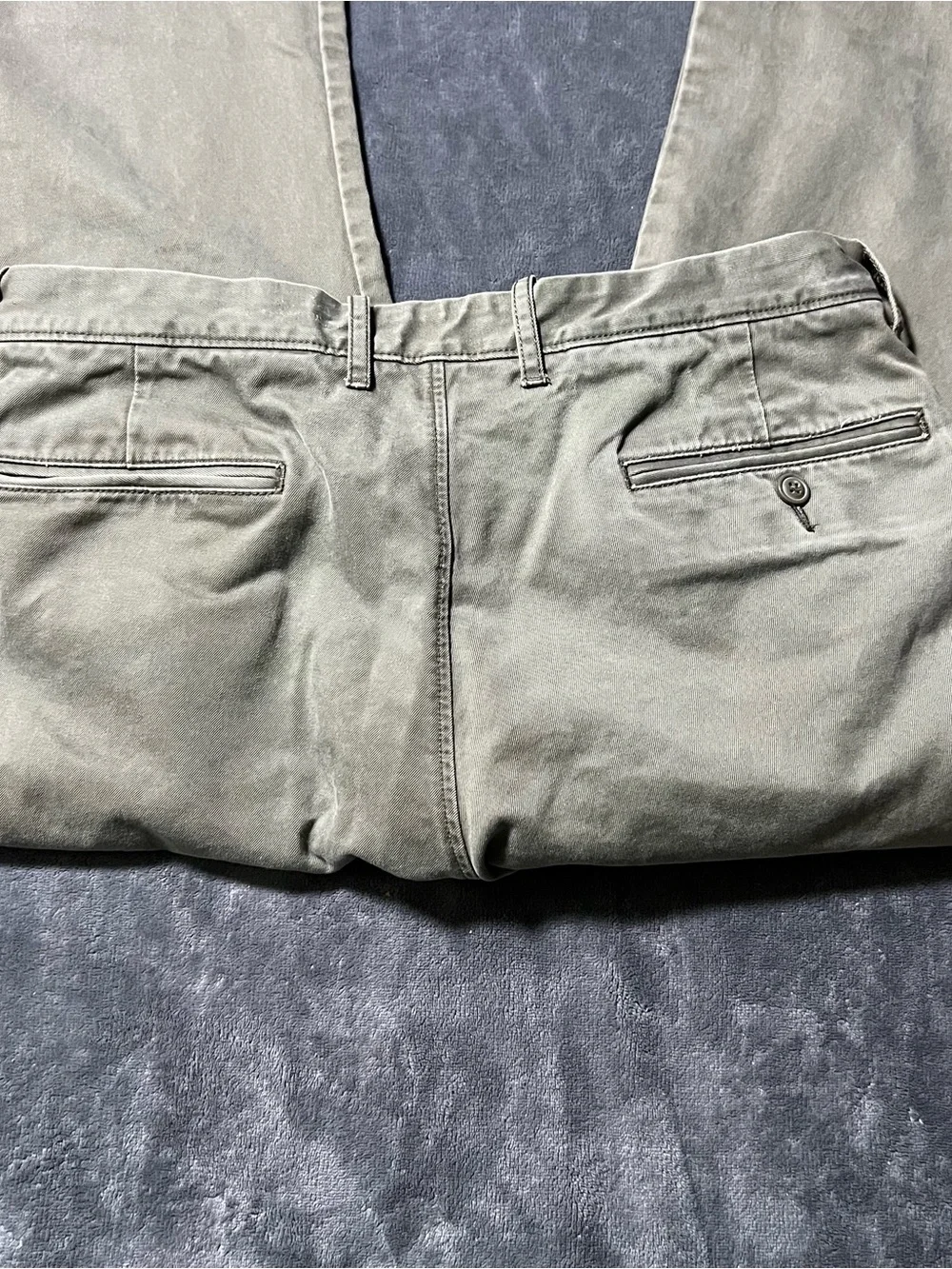 J Crew Oarsman Pants Mens 32x34 Olive Green Chino Classic 770 Straight Always